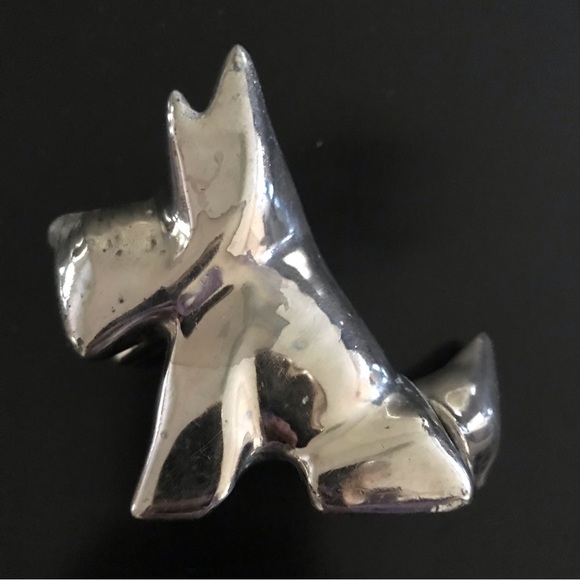 Vintage Metal Scottie Dog S & P Shakers, each 2 3/4” H x 1 1/2” W x 3” D - Picture 5 of 15